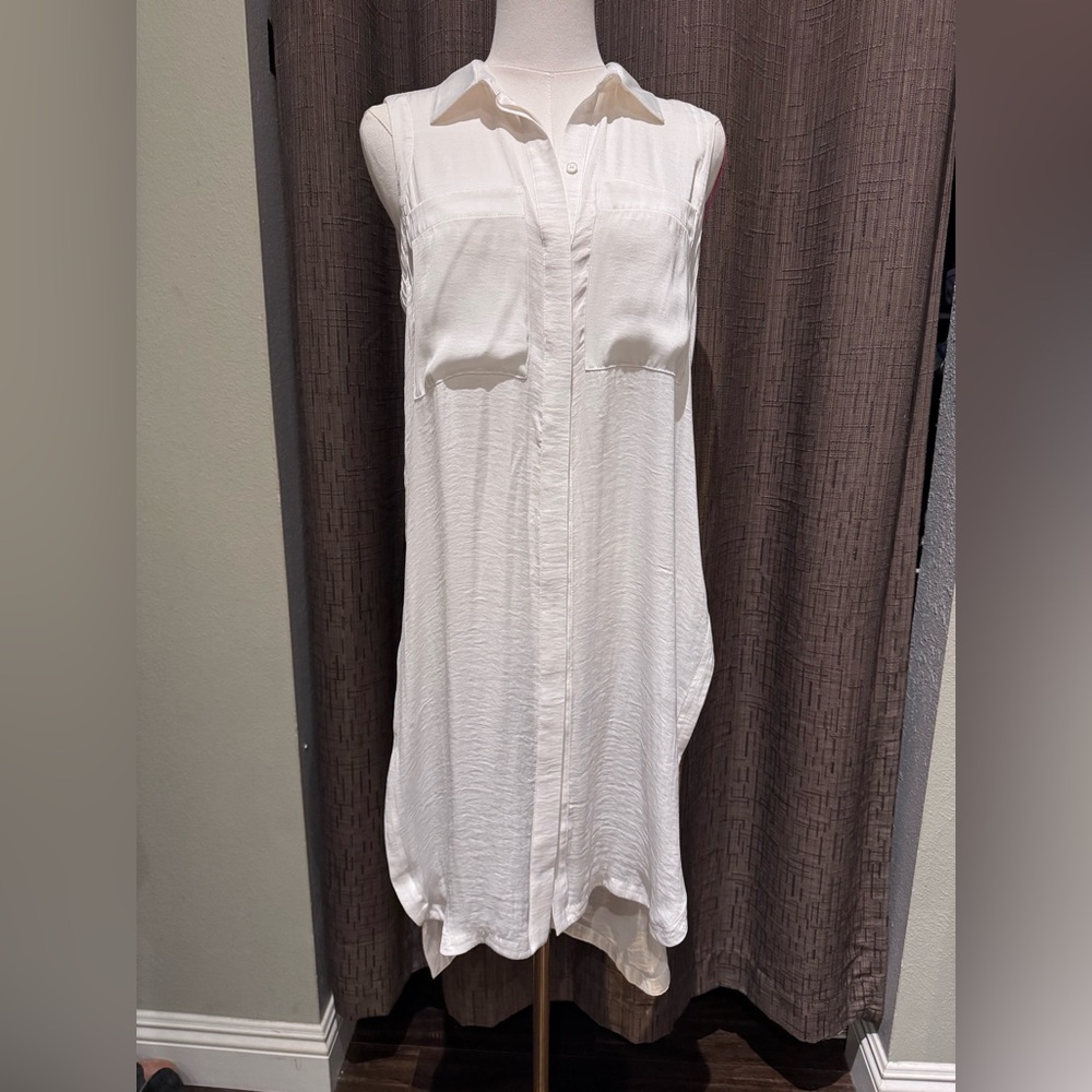 Catherine Malandrino White Tunic Dress Size S